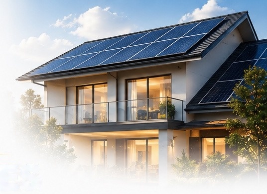 Solar-powered home